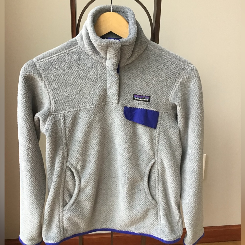 Patagonia ReTool Fleece Snap Collar Pullover Sweater